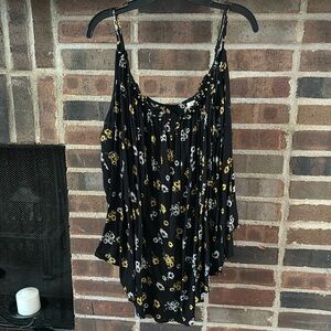 Maurice’s Plus Size Sunflower Tank Women’s 4X Black